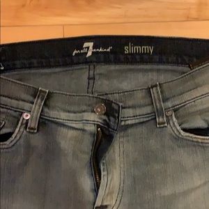 Seven jeans slimmy size 36 in grey